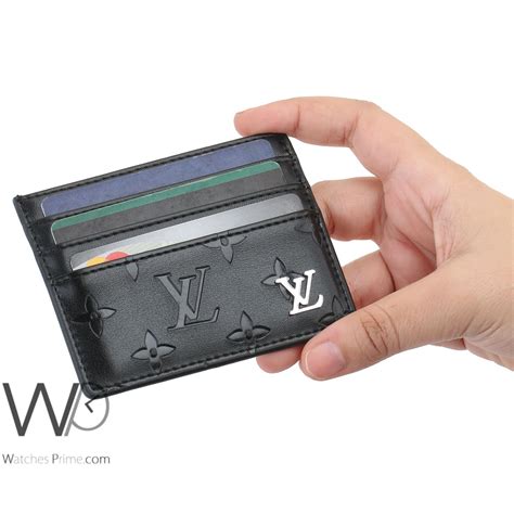 lv card holder black|louis vuitton lv card holder.